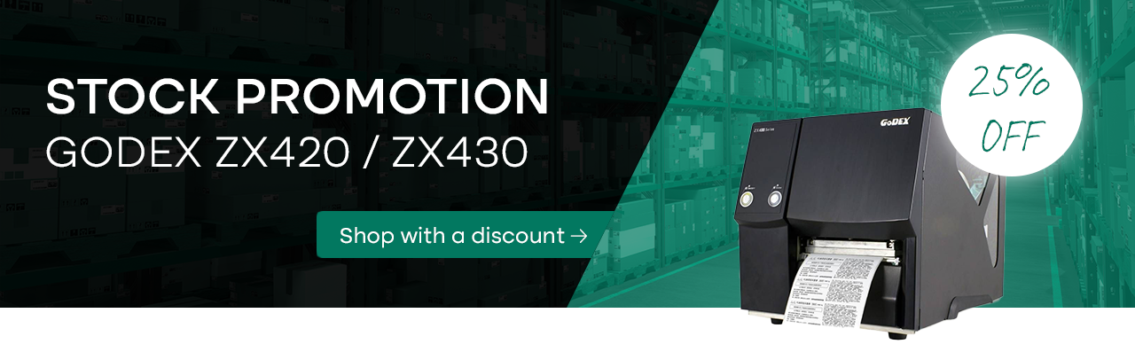 Banner for Godex ZX420 promotion